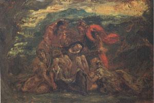 Eugene Delacroix Pieta (mk05) Sweden oil painting art